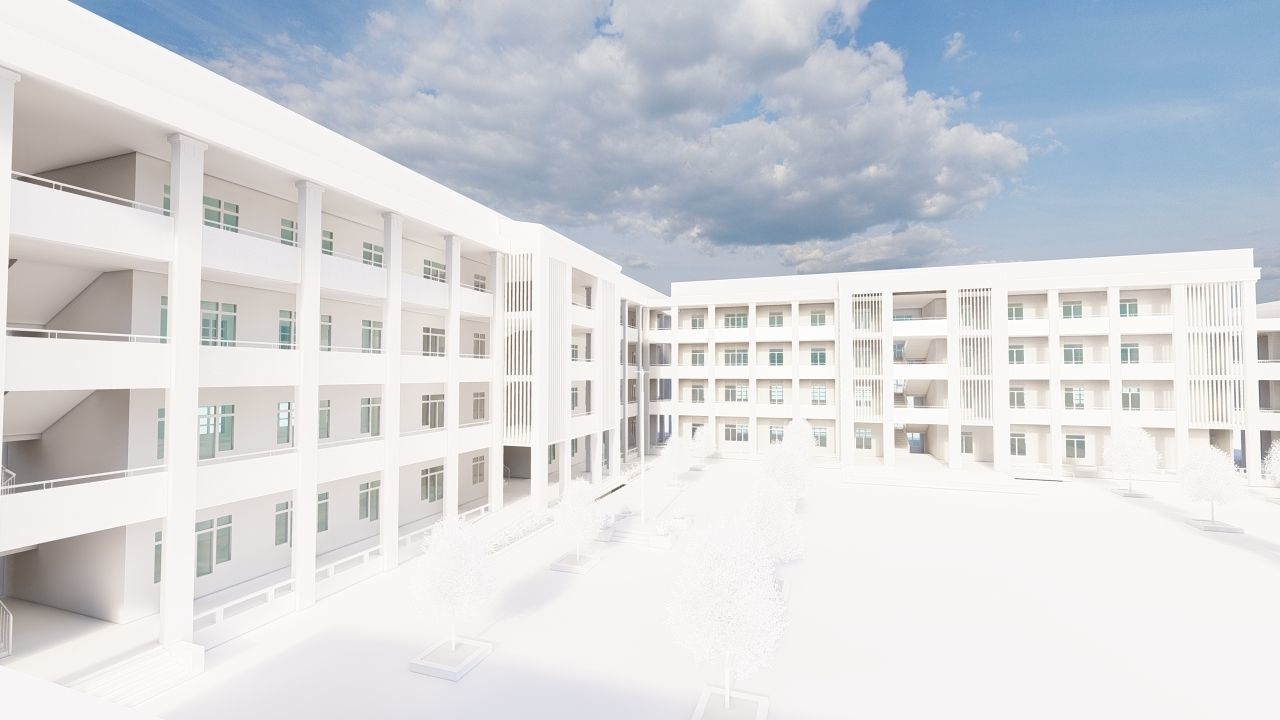 School-University- High School 3D model_15