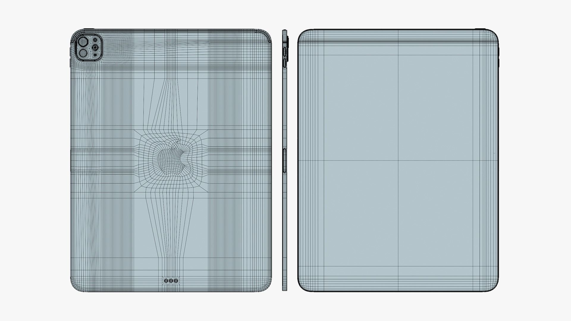 Apple IPad Pro M4 13-inch Black 3D model_19