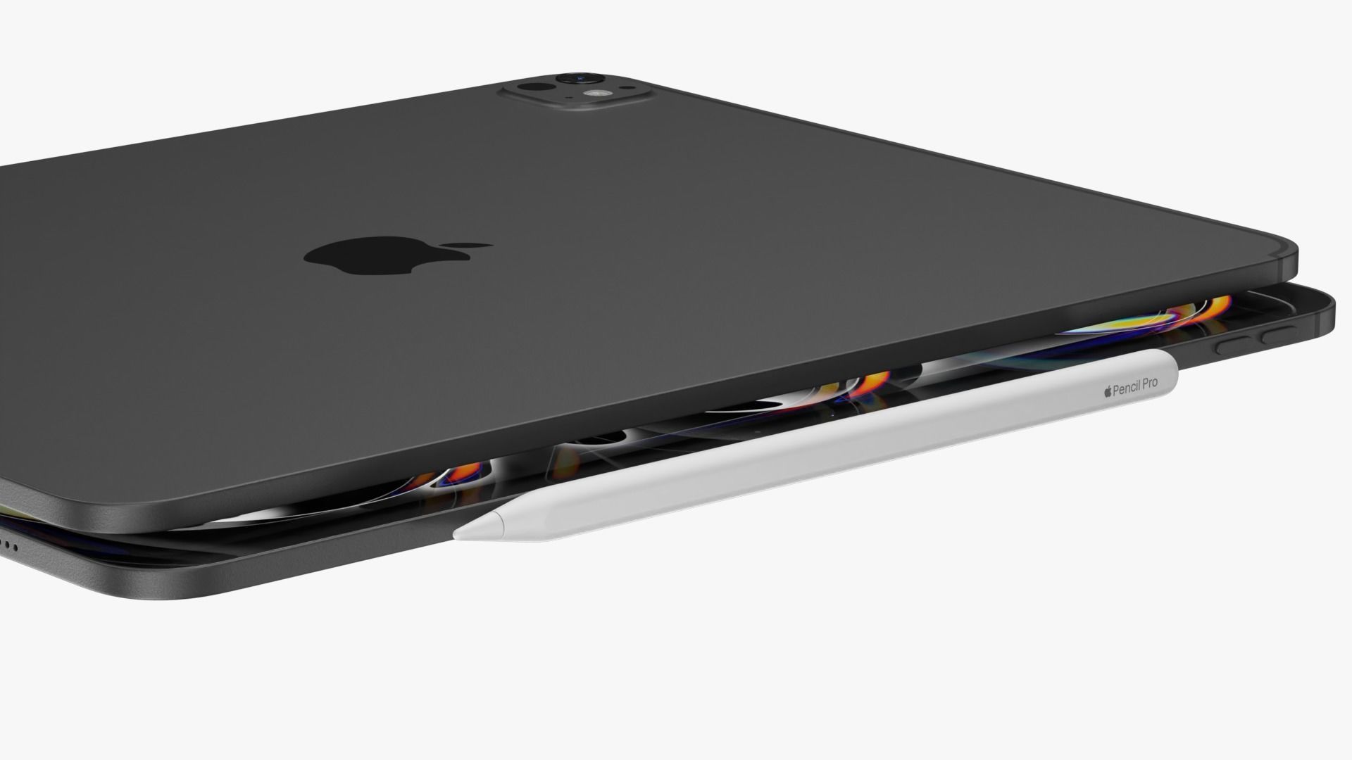 Apple IPad Pro M4 13-inch Black 3D model_9