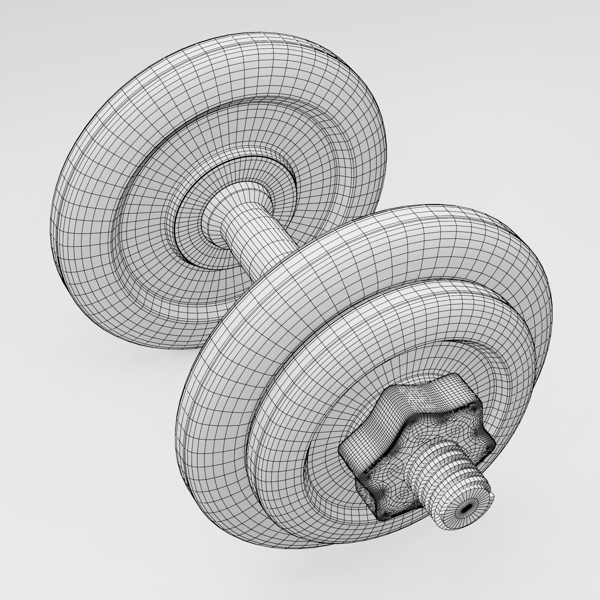 Dumbbell 3D model_4