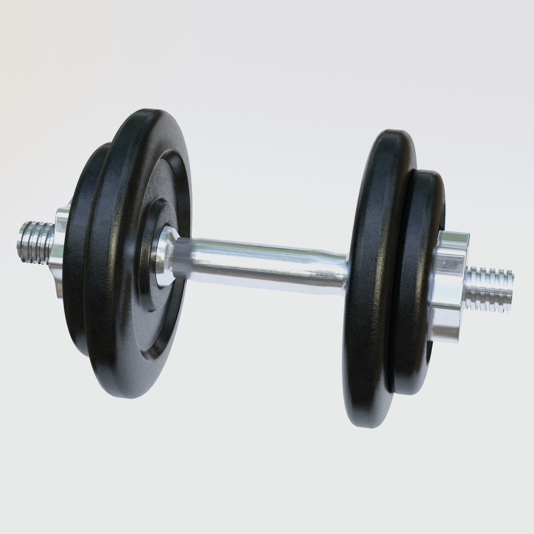 Dumbbell 3D model_2