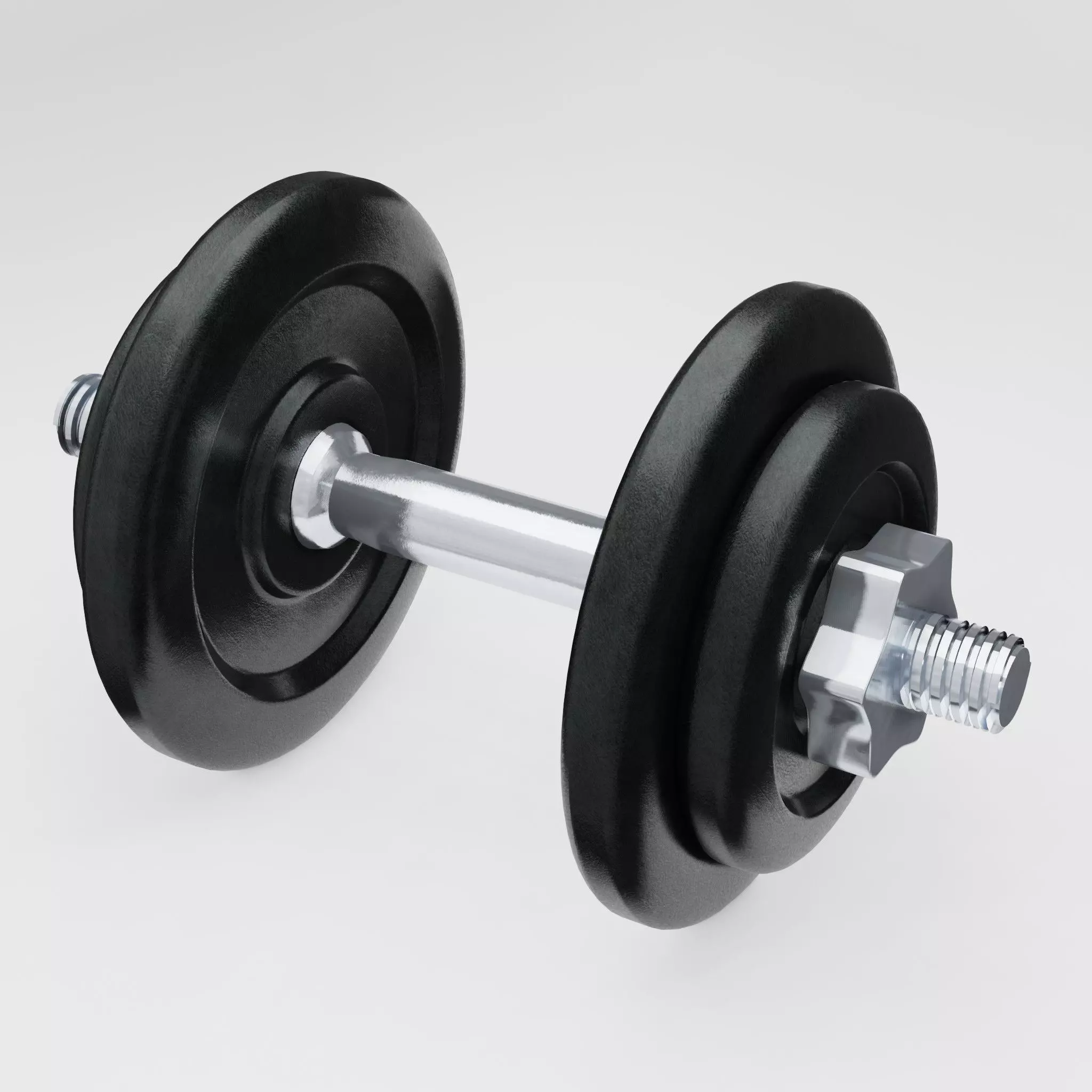 Dumbbell 3D model_0