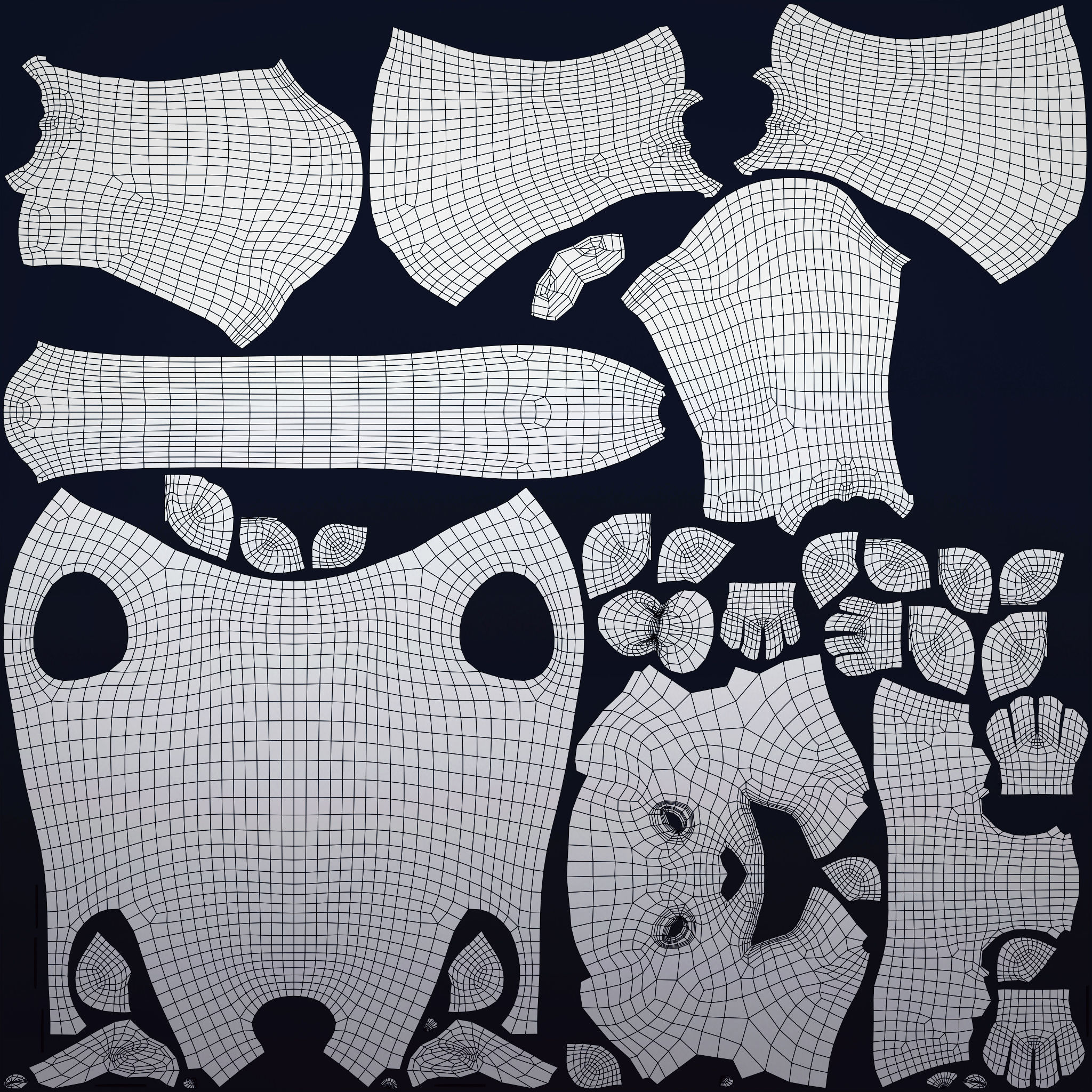 Cartoon Leopard Rigged - Makucha Low-poly 3D model_9