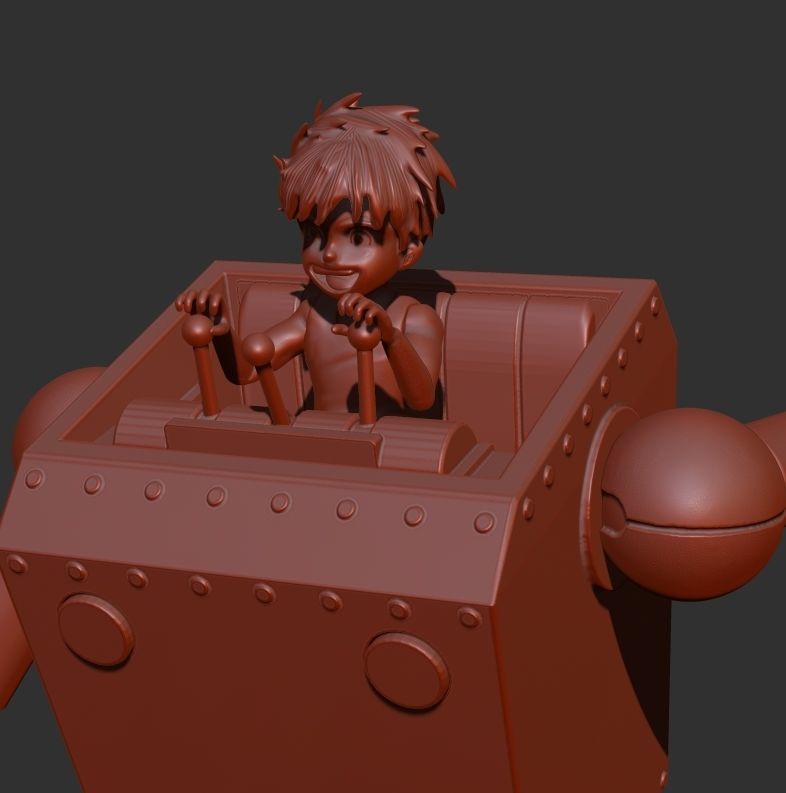 Future Boy Conan Robonoids 3D print model_15