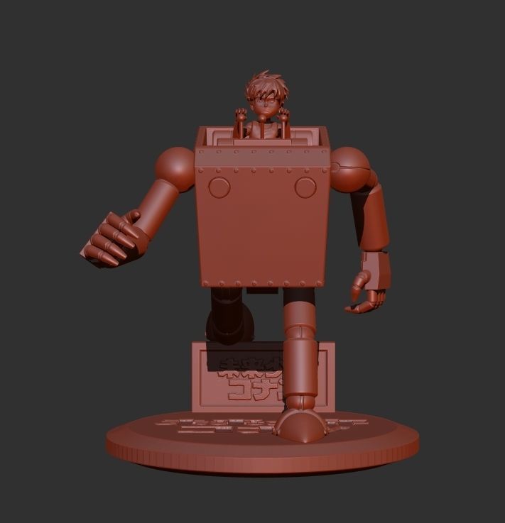 Future Boy Conan Robonoids 3D print model_9