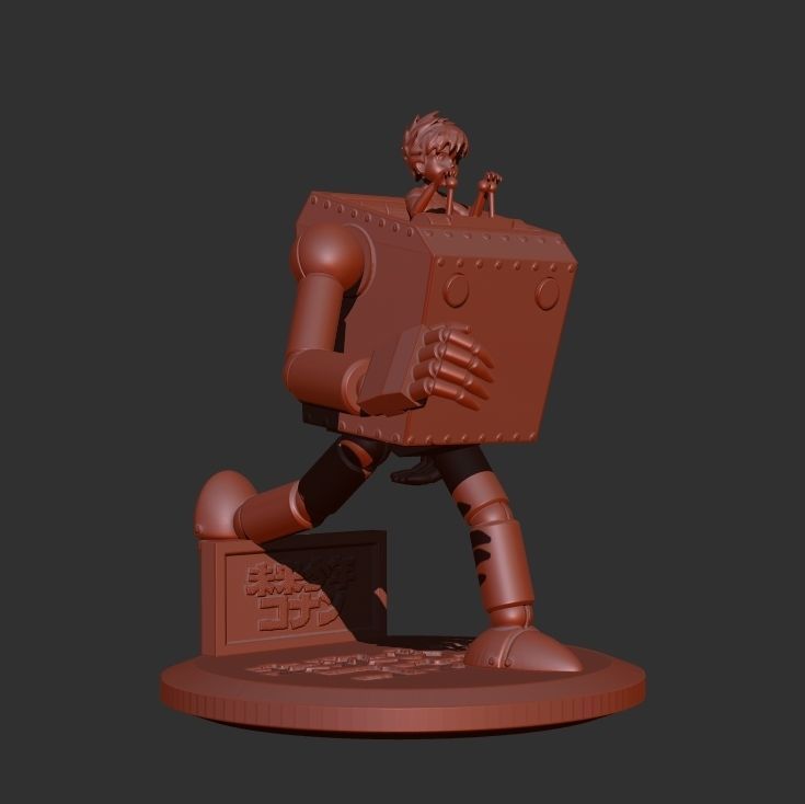 Future Boy Conan Robonoids 3D print model_13