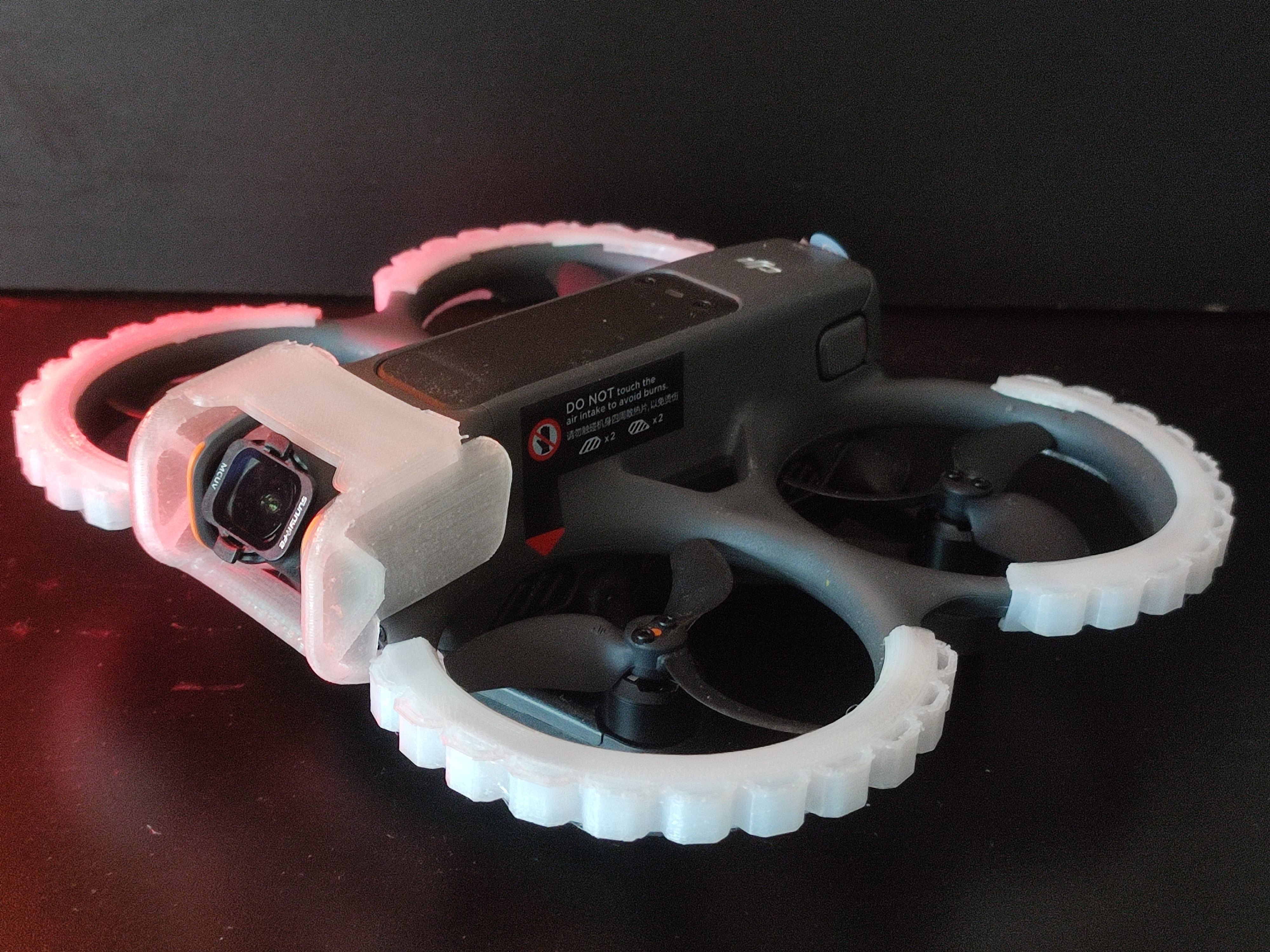 DJI avata 2  freestyle and racing super cover camera  guard plus 3D print model_4