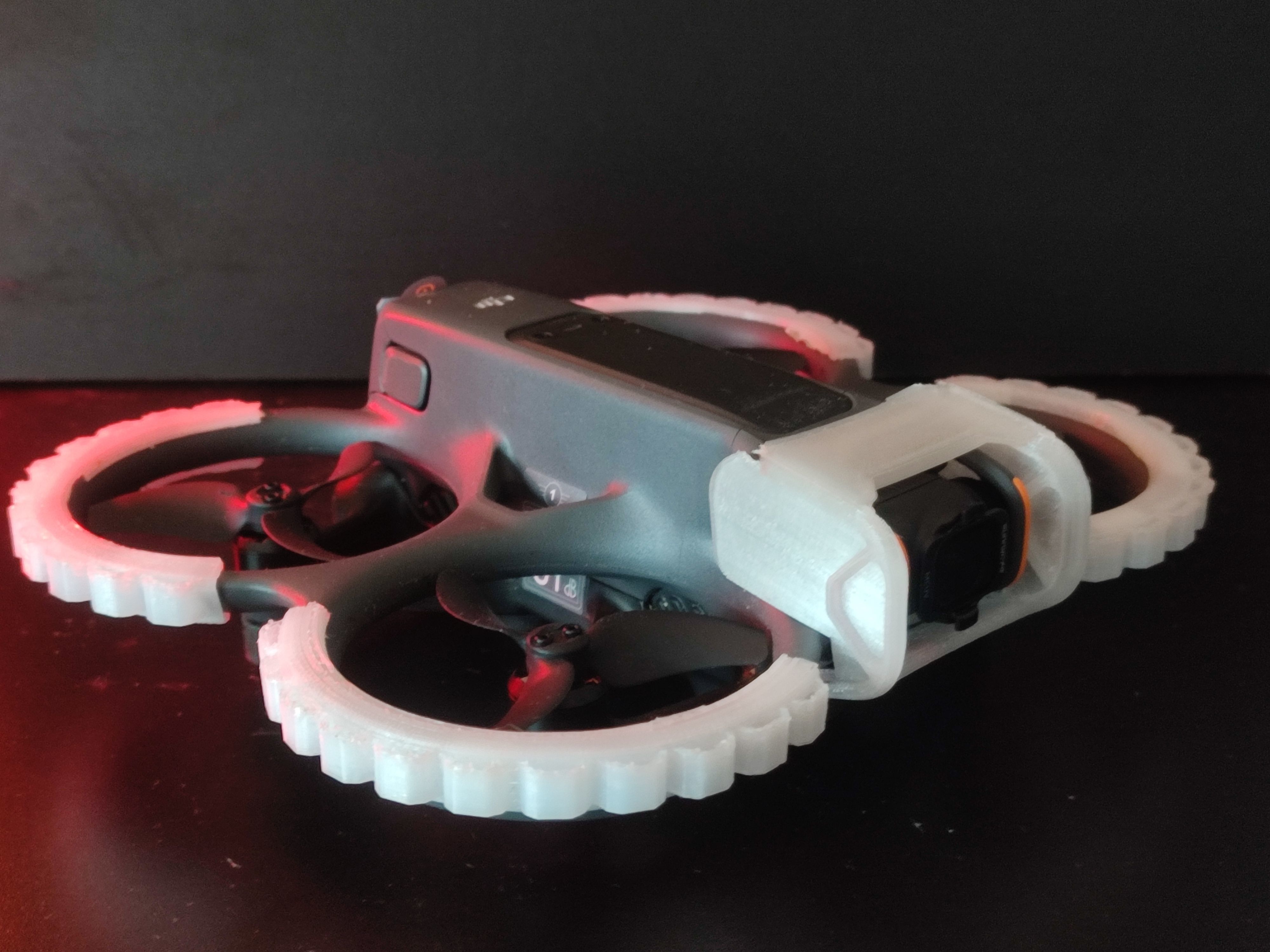 DJI avata 2  freestyle and racing super cover camera  guard plus 3D print model_6