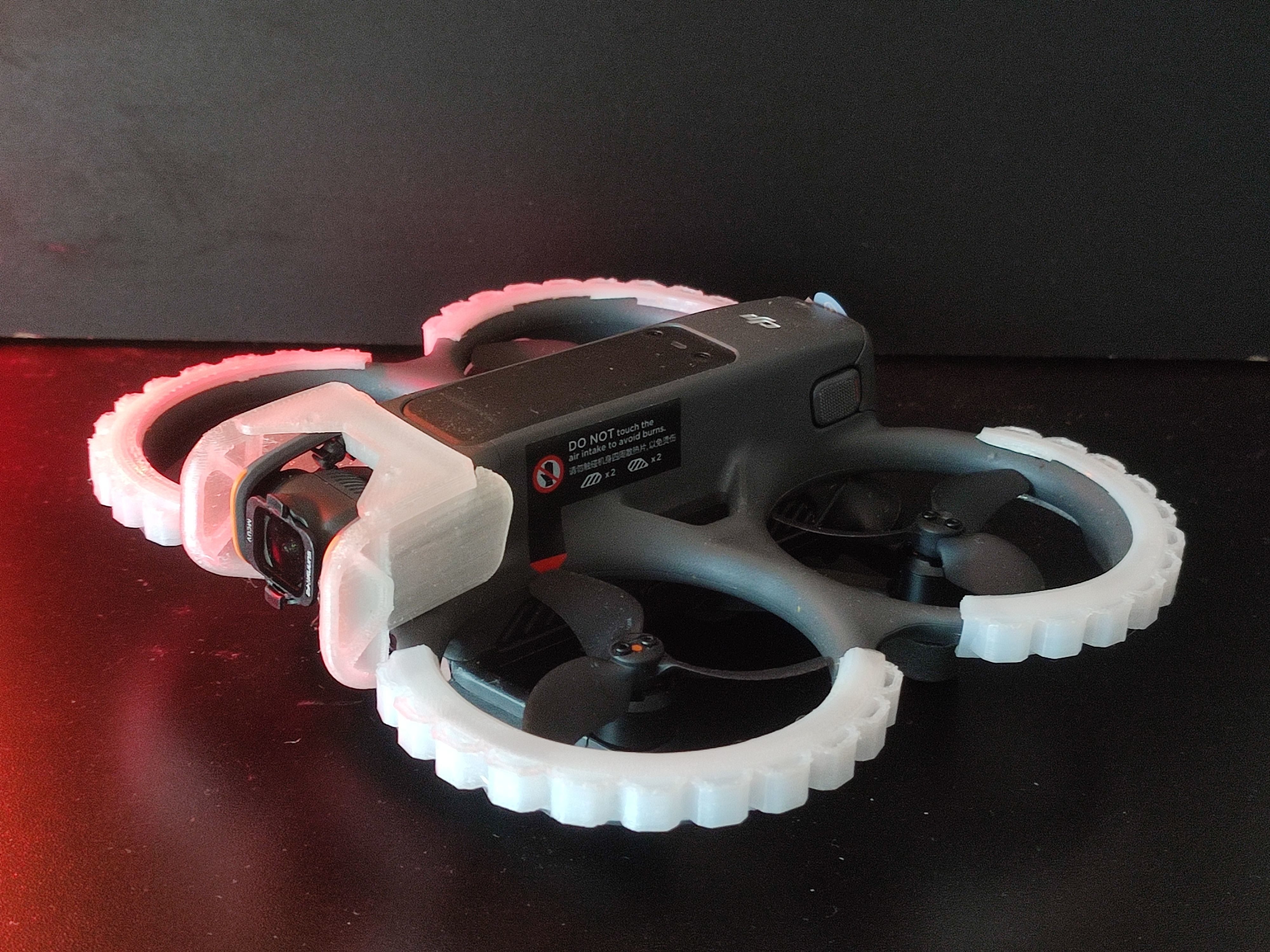 DJI avata 2  freestyle and racing super cover camera  guard plus 3D print model_9