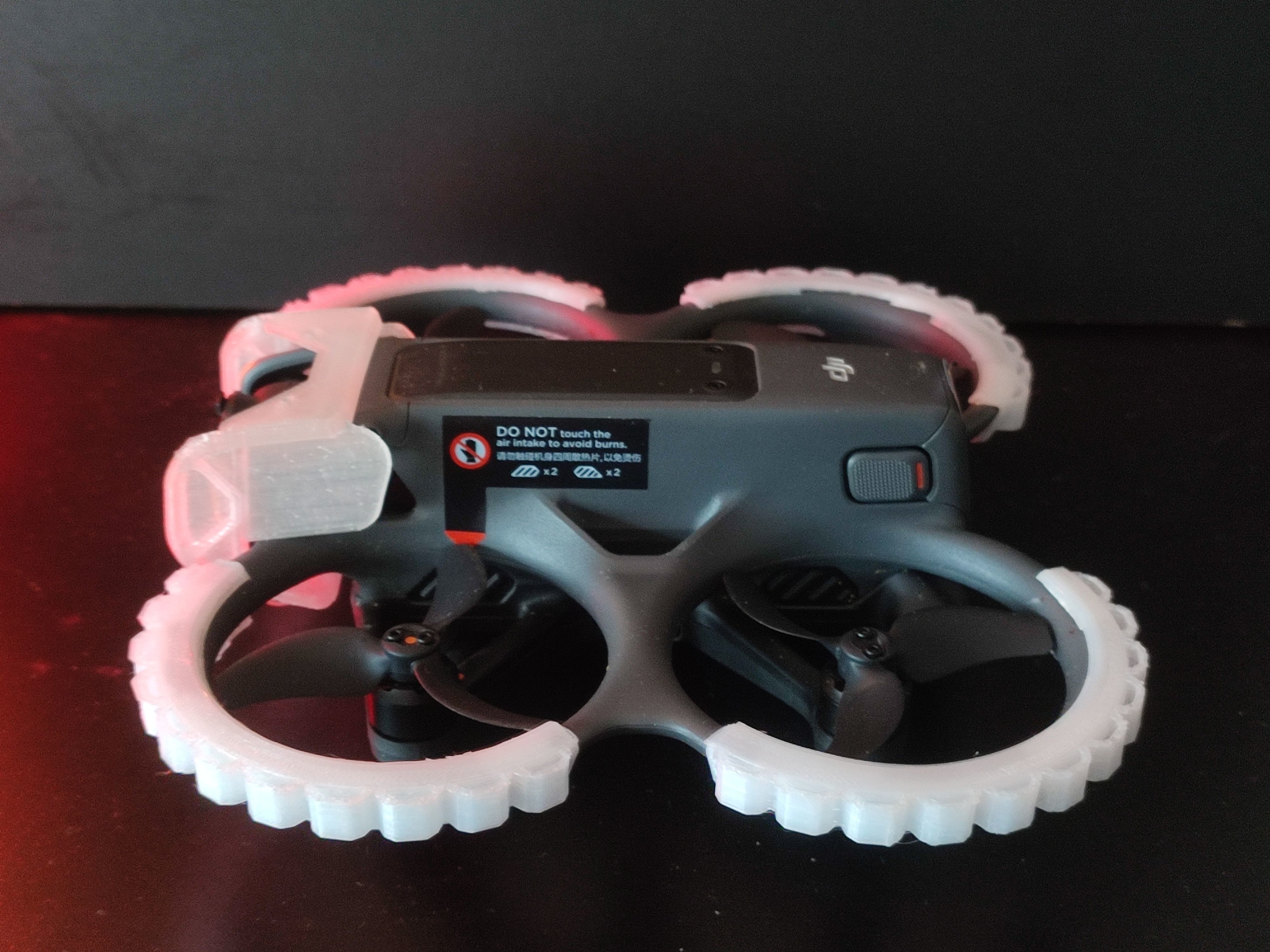 DJI avata 2  freestyle and racing super cover camera  guard plus 3D print model_14