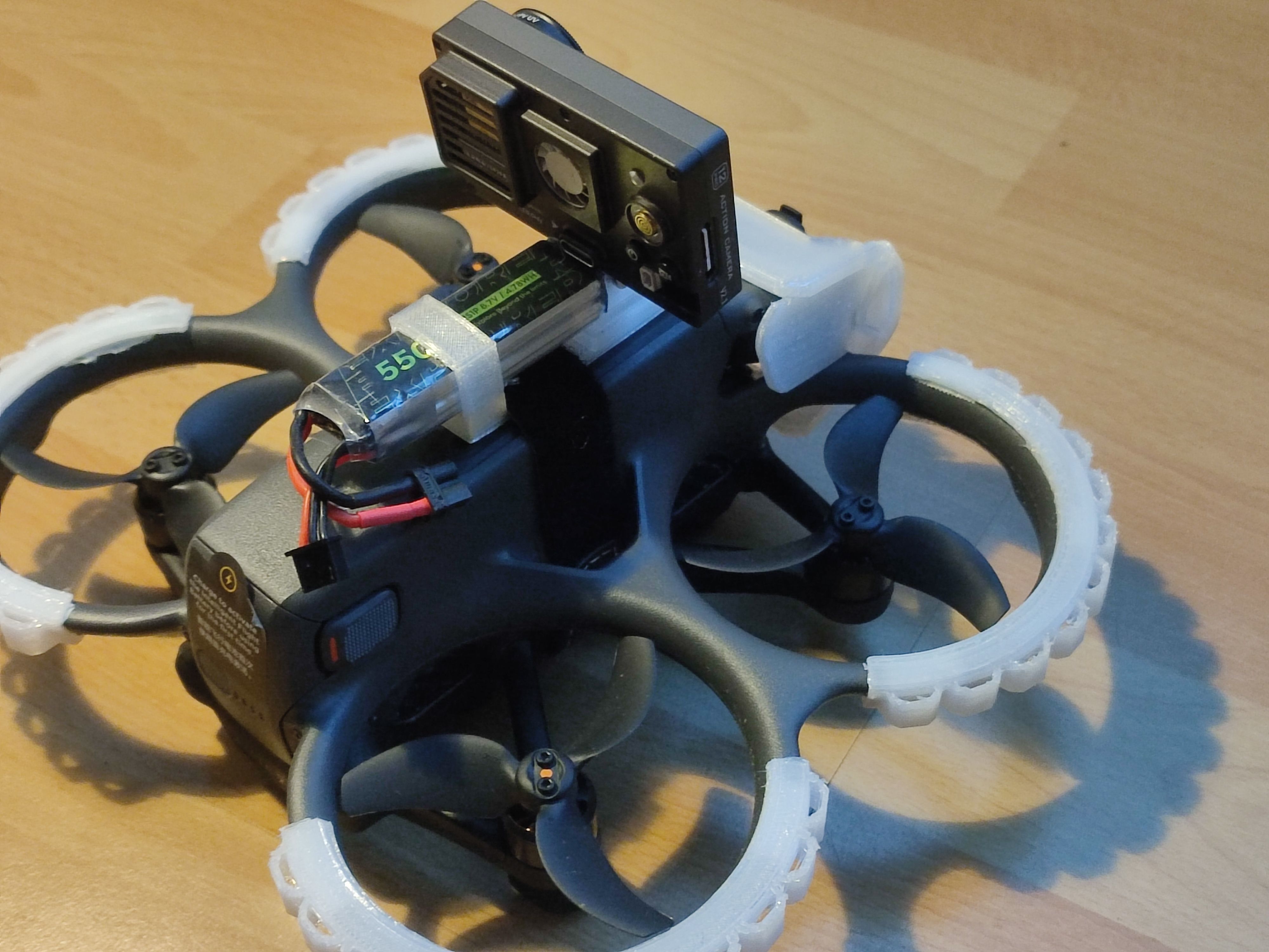 DJI avata 2  freestyle and racing super cover camera  guard plus 3D print model_17