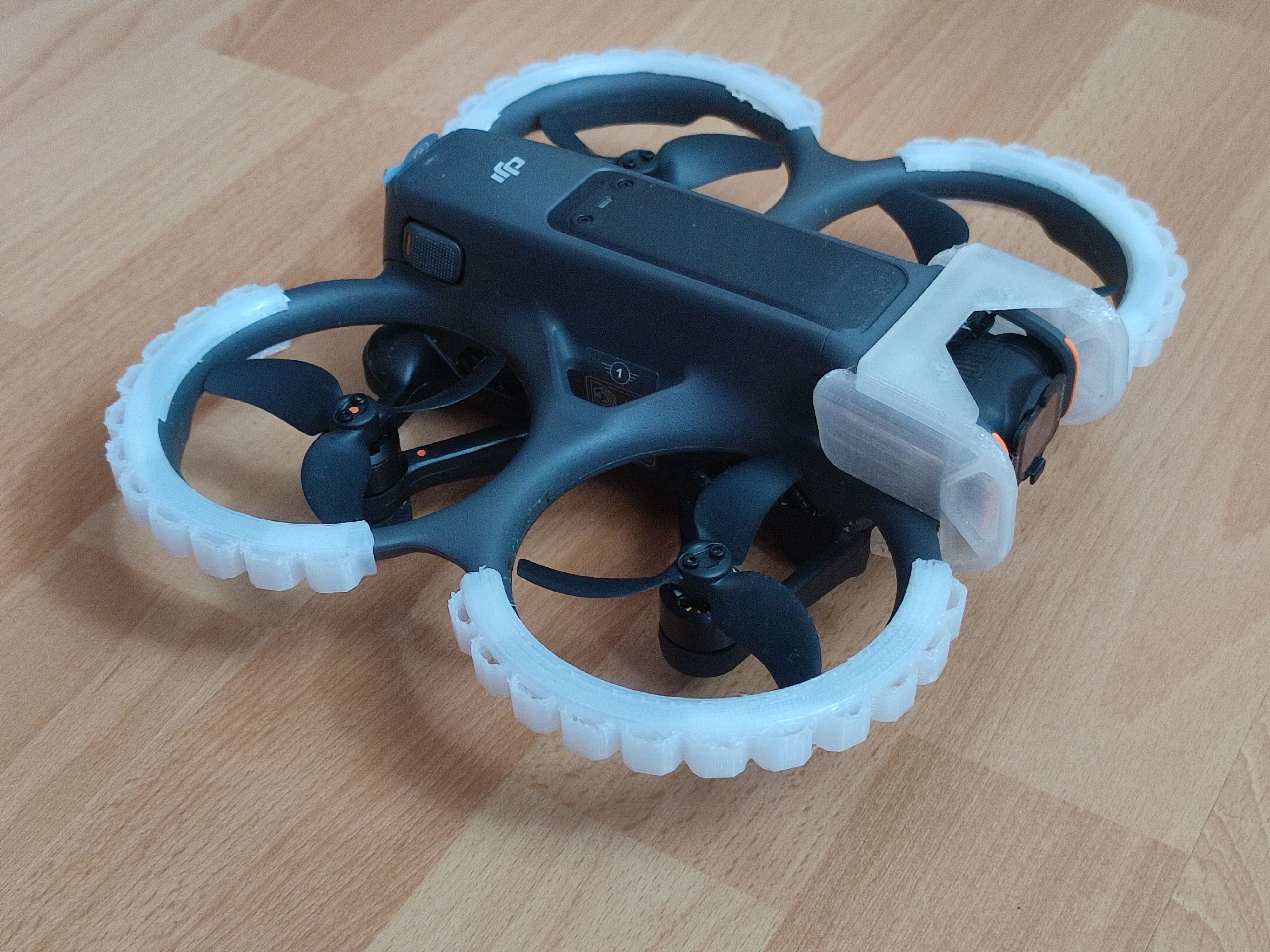 DJI avata 2  freestyle and racing super cover camera  guard plus 3D print model_20