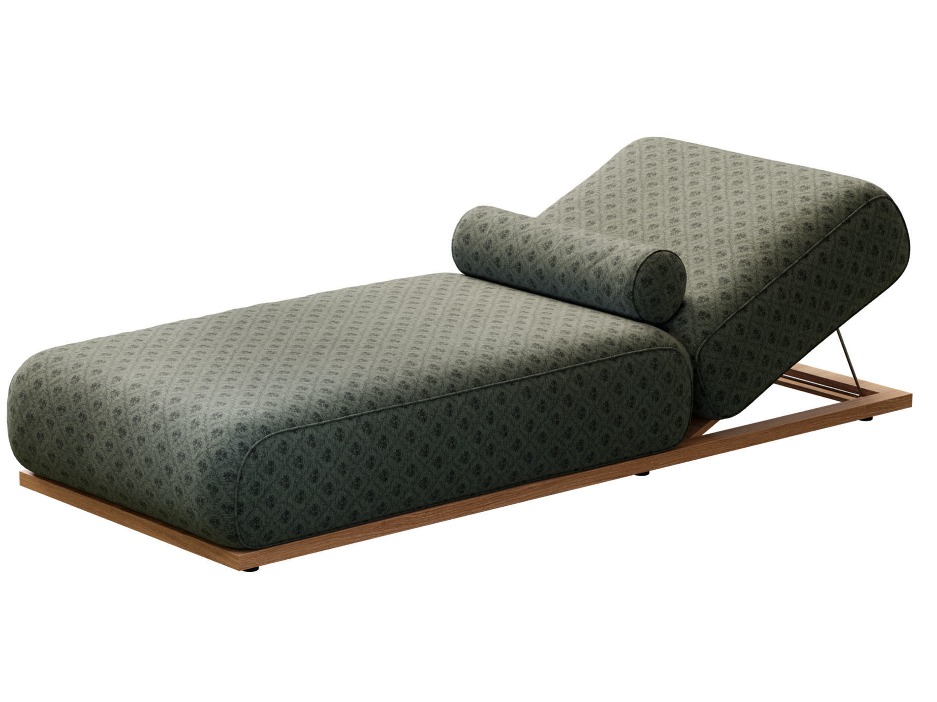 Sunbed Claud Open Air By Meridiani 3D model_2