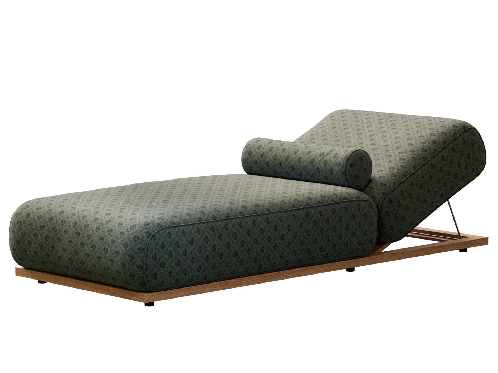 Sunbed Claud Open Air By Meridiani 3D model_4