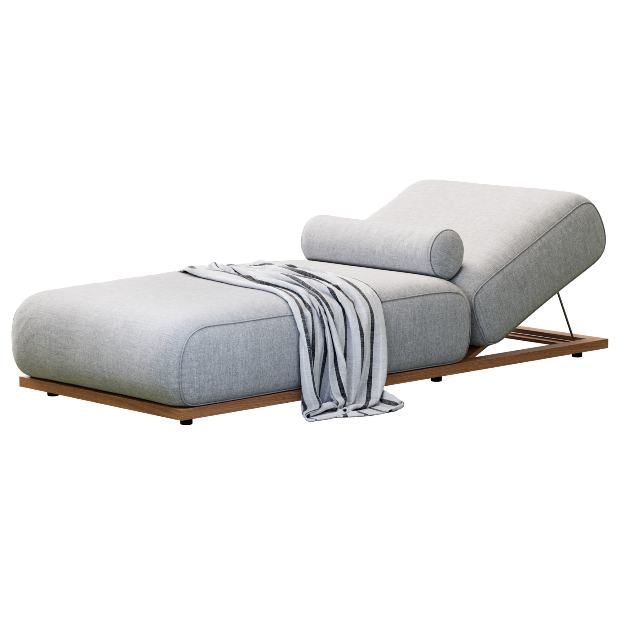 Sunbed Claud Open Air By Meridiani 3D model_7