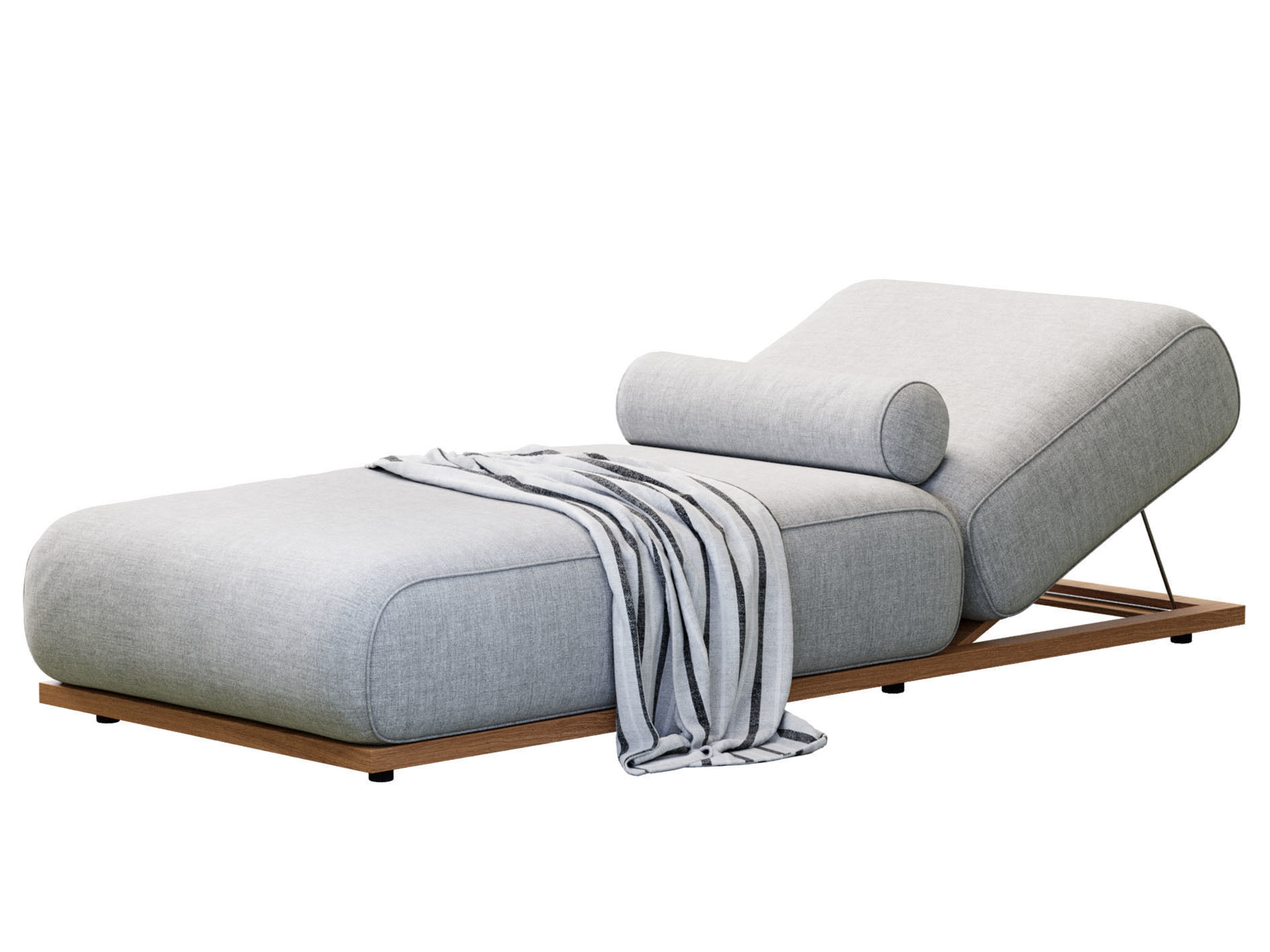 Sunbed Claud Open Air By Meridiani 3D model_12