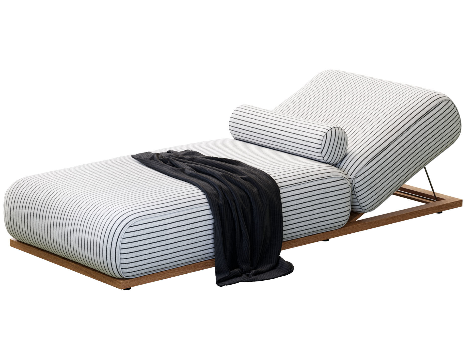 Sunbed Claud Open Air By Meridiani 3D model_13