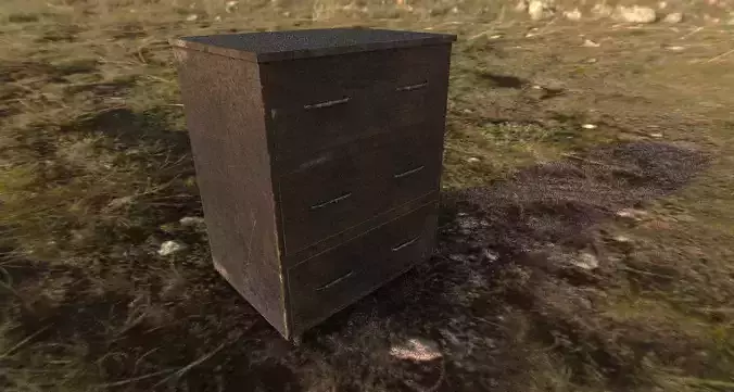 Drawer  PBR Game Ready Asset