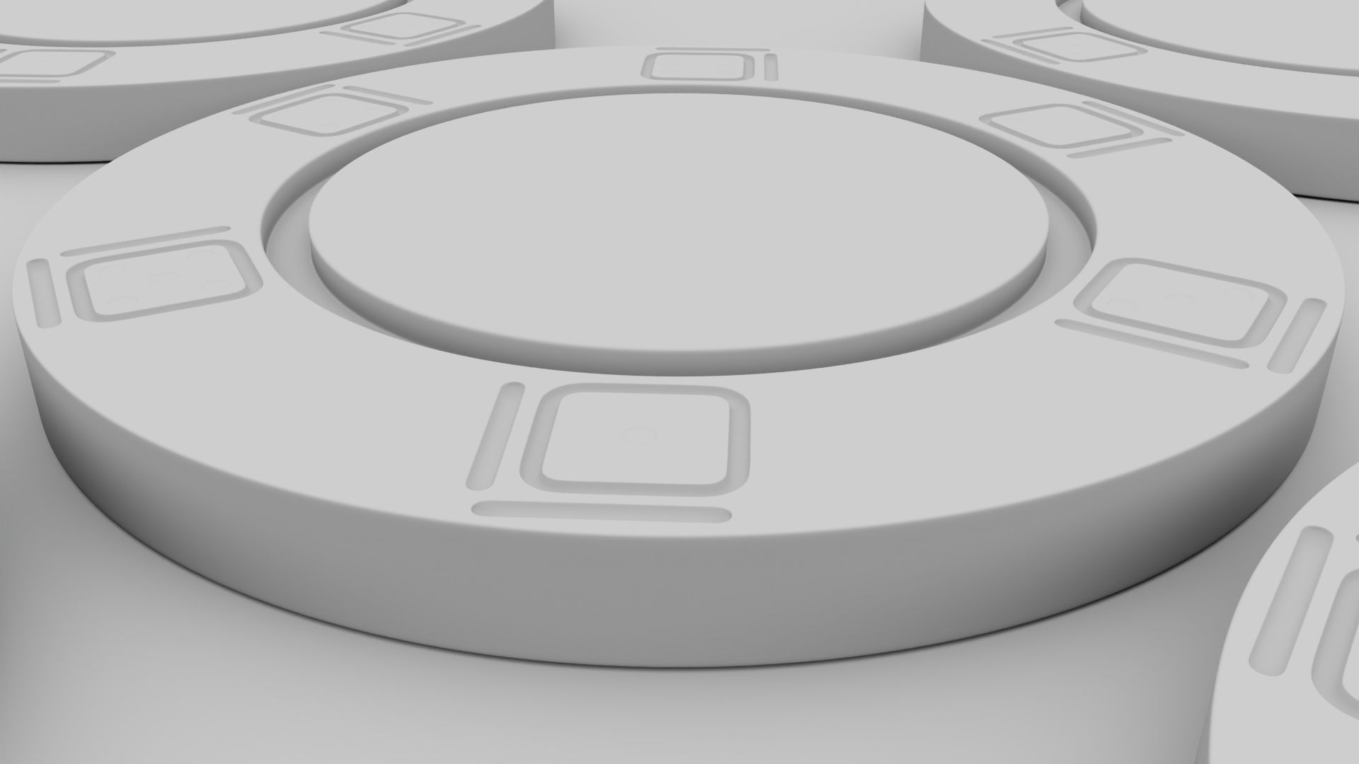 Casino Poker Chips 3D Model 3D model_7