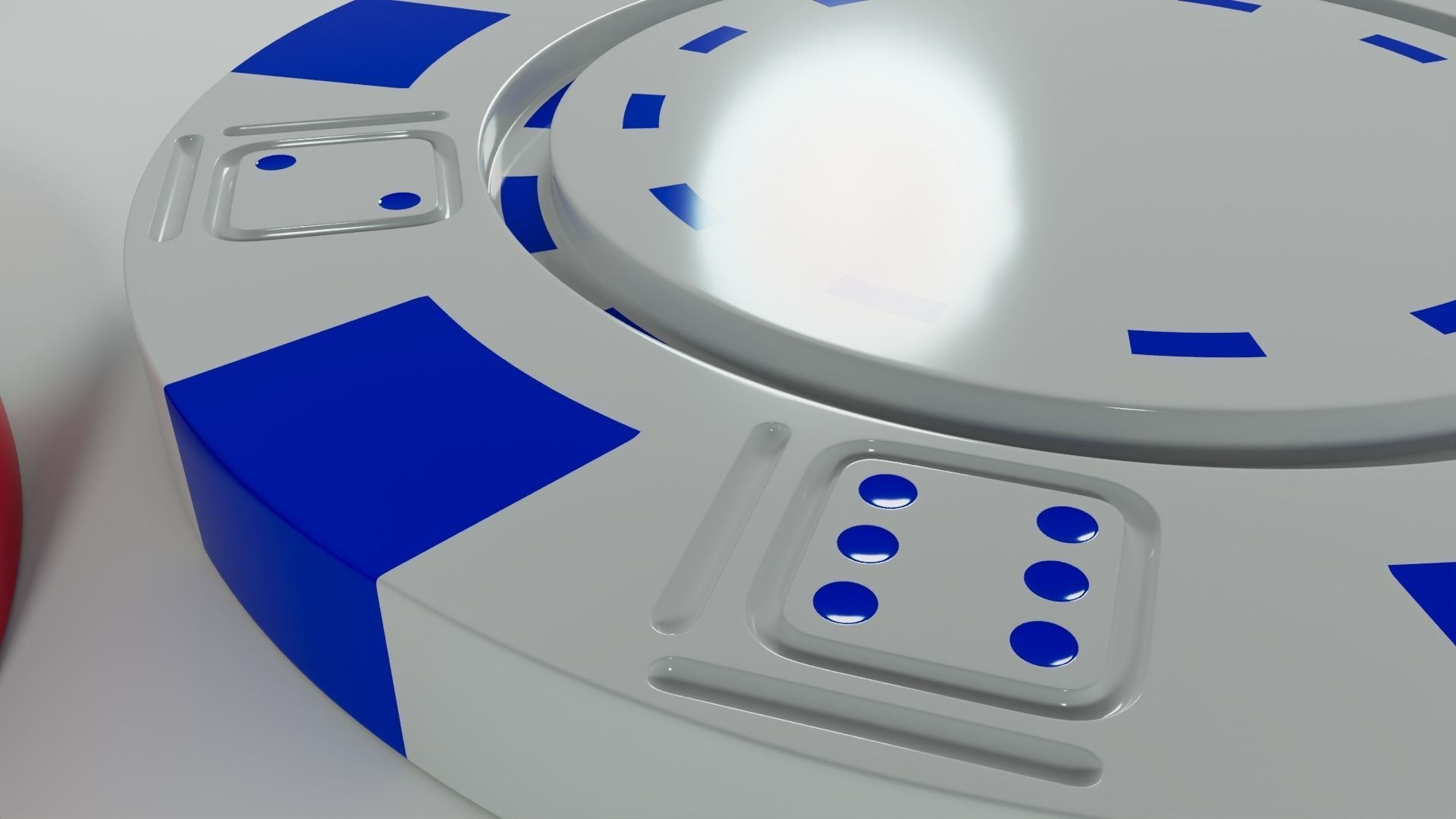 Casino Poker Chips 3D Model 3D model_2