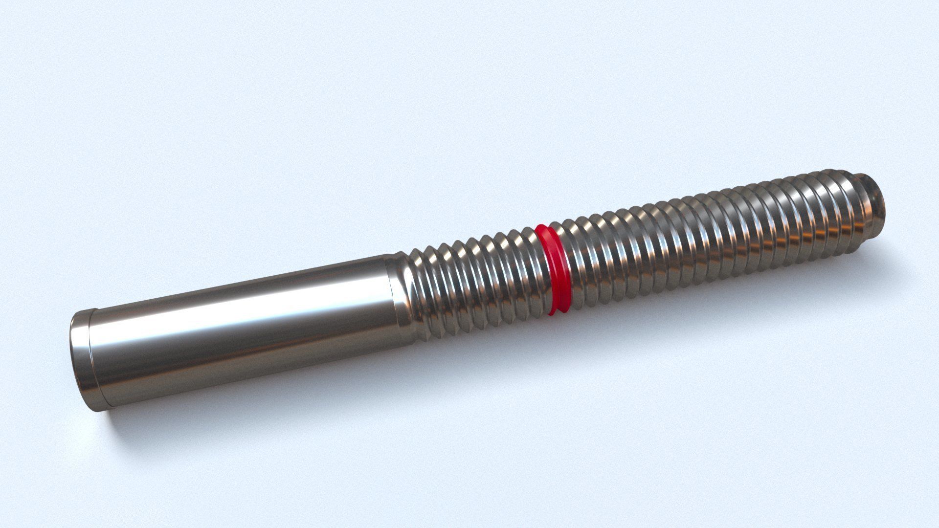 HILTI M17 Bolt with Nut and Washer 3D model_12