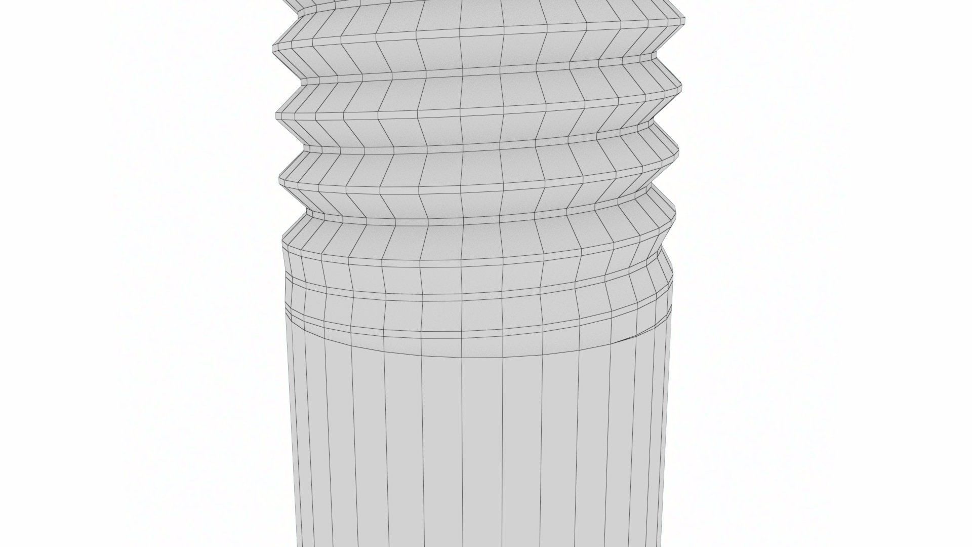 HILTI M17 Bolt with Nut and Washer 3D model_21