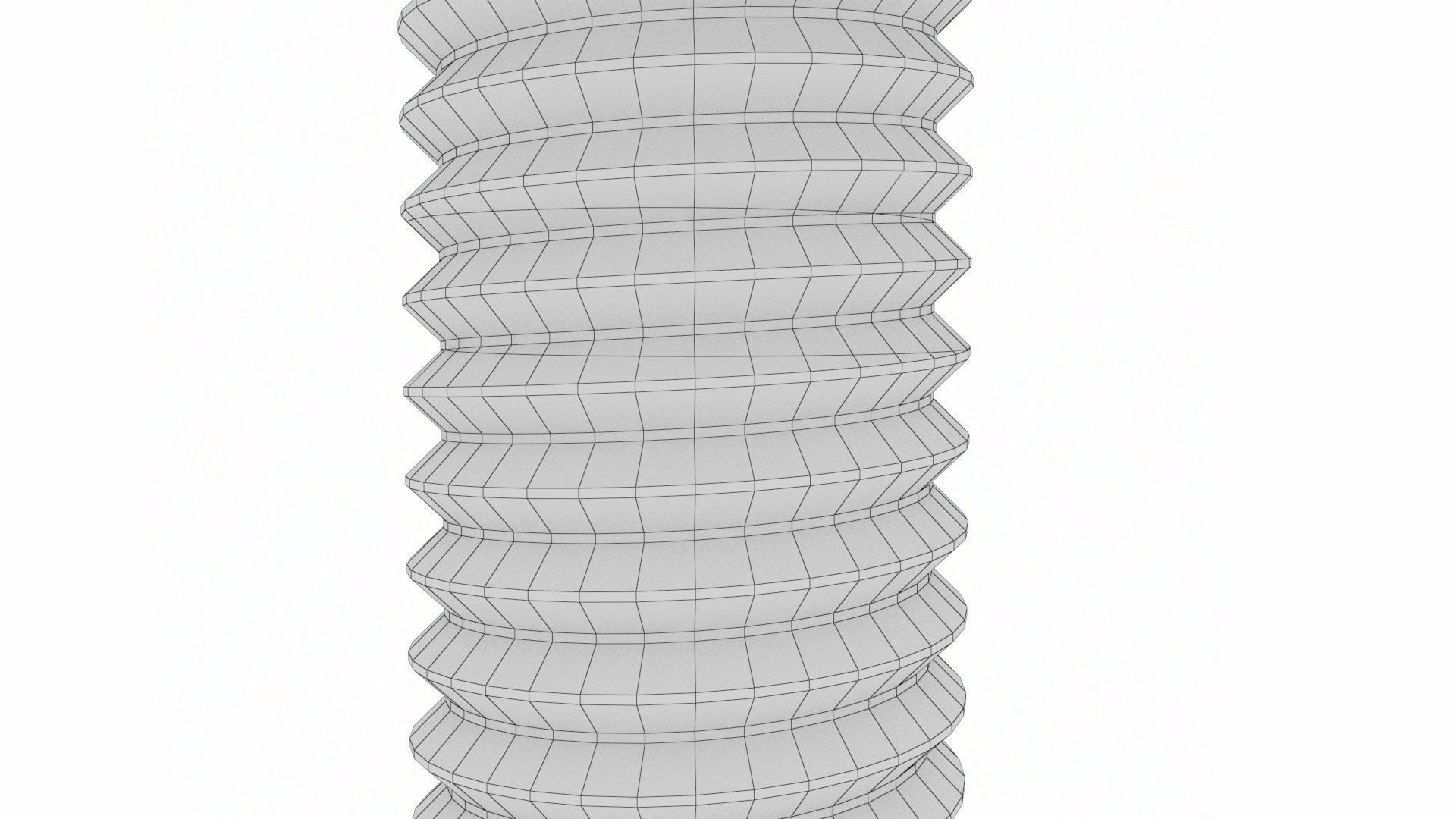 HILTI M17 Bolt with Nut and Washer 3D model_20