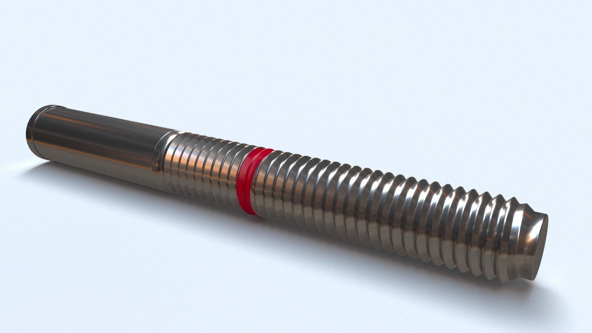 HILTI M17 Bolt with Nut and Washer 3D model_14