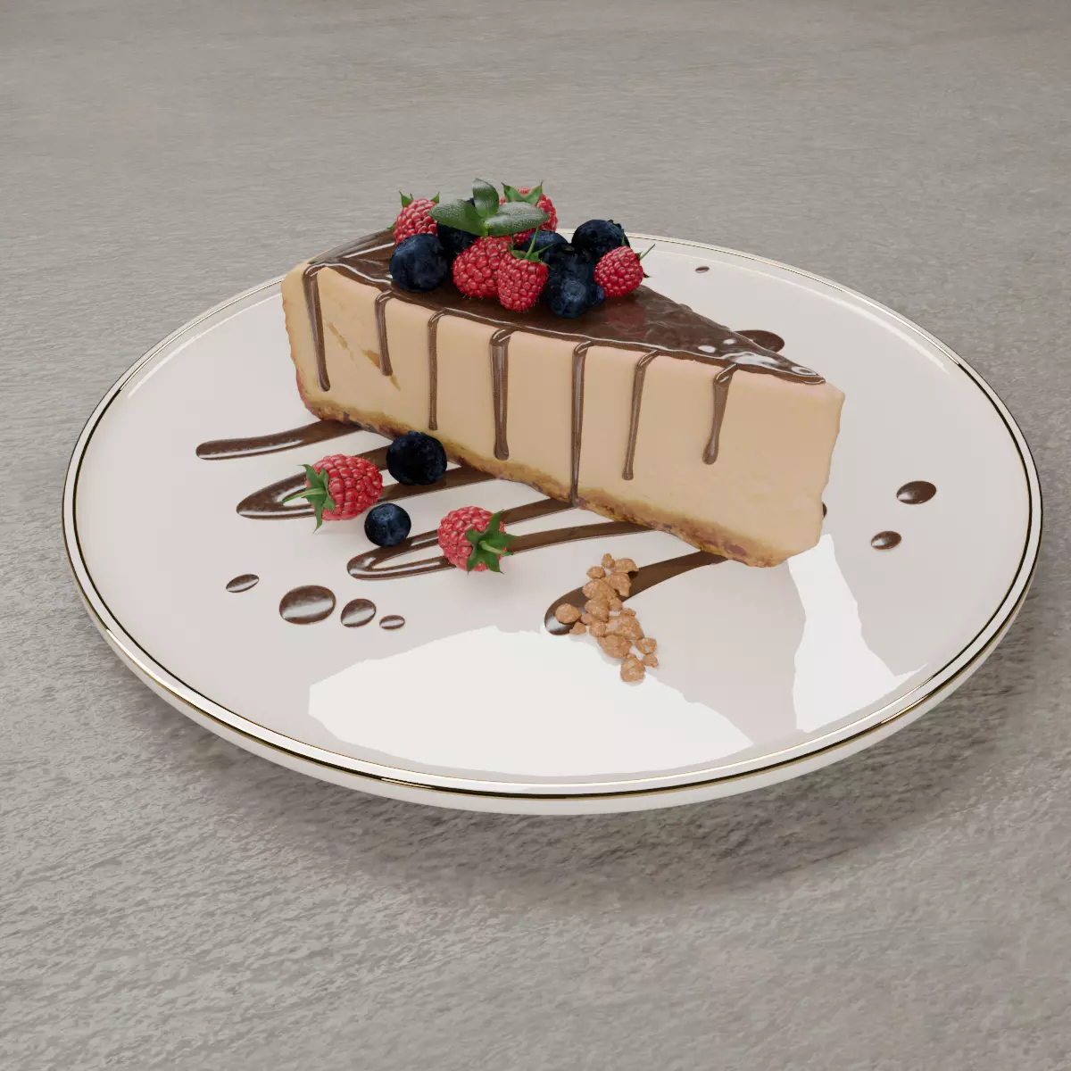 CHEESECAKE 3D model_0