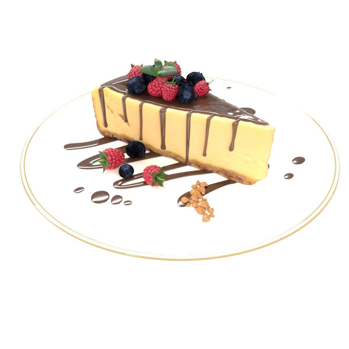 CHEESECAKE 3D model_5