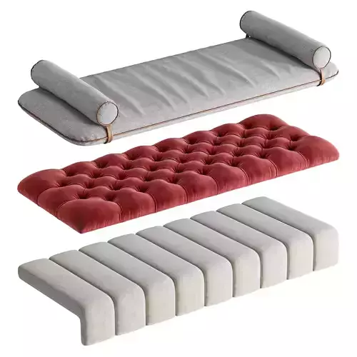 Seat Pillows Set 7 3D model