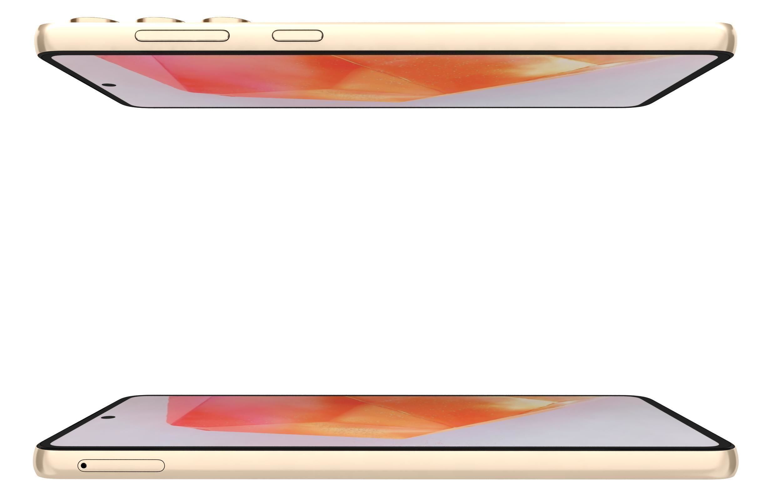 Samsung Galaxy C55 Black And Orange 3D model_10