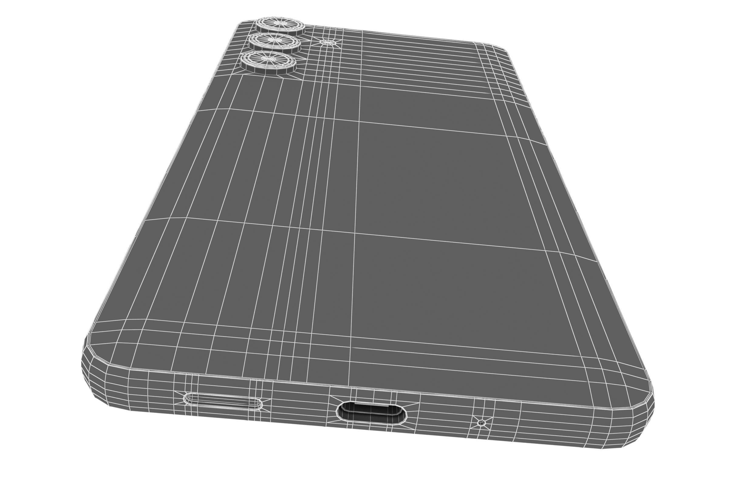 Samsung Galaxy C55 Black And Orange 3D model_25