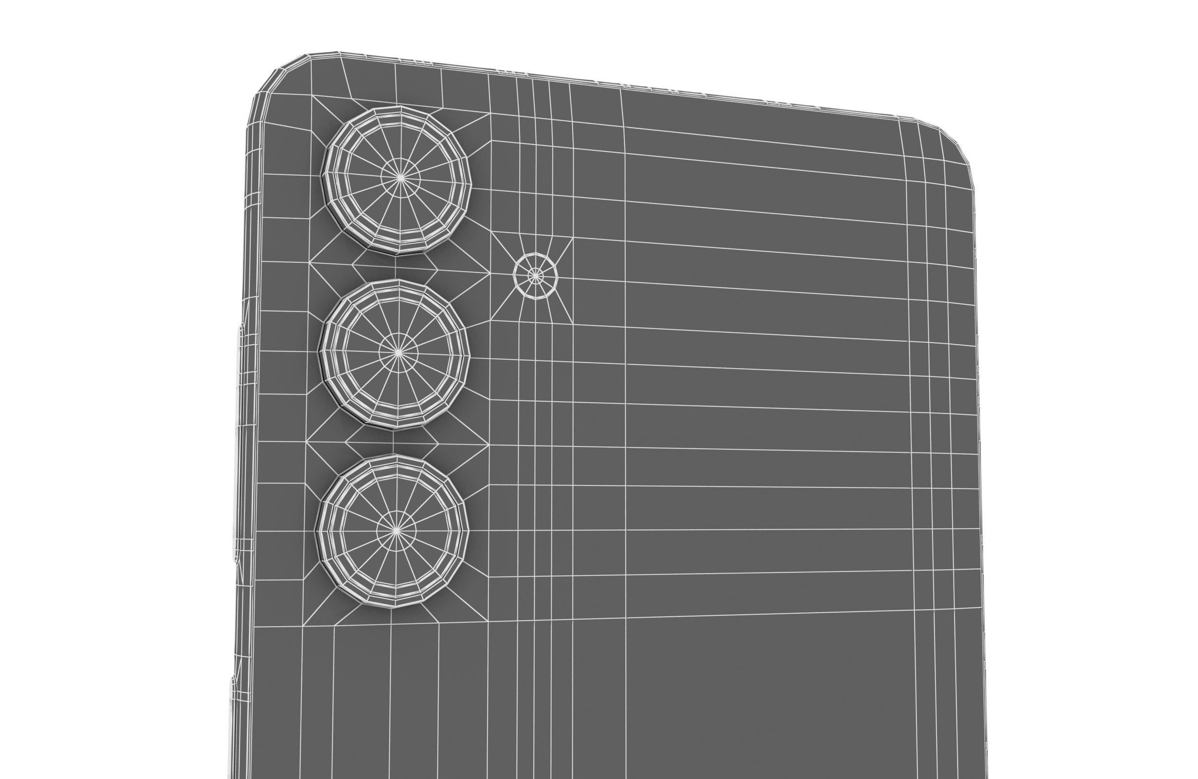 Samsung Galaxy C55 Black And Orange 3D model_24