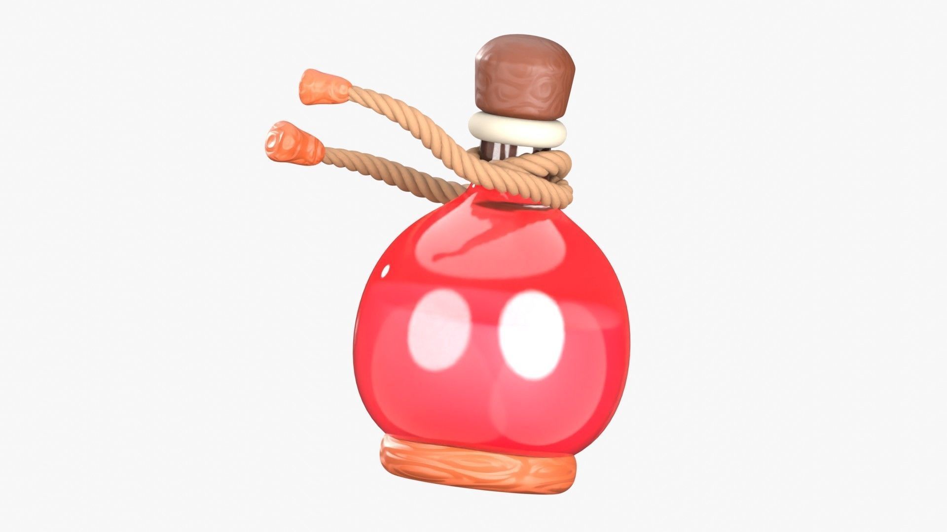 Health Potion 3D Illustration 3D model_10