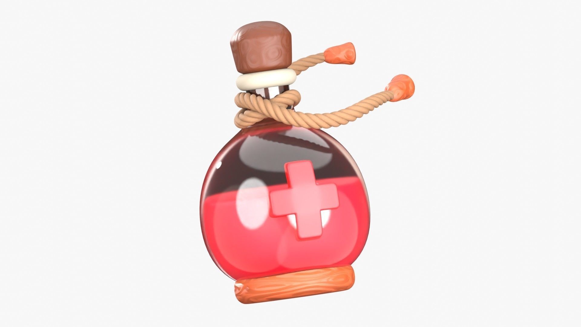 Health Potion 3D Illustration 3D model_18