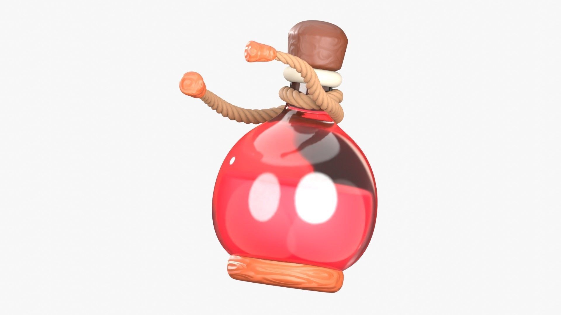Health Potion 3D Illustration 3D model_8