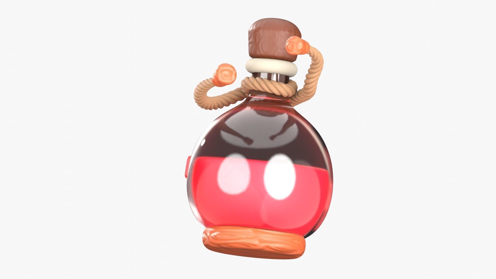 Health Potion 3D Illustration 3D model_6