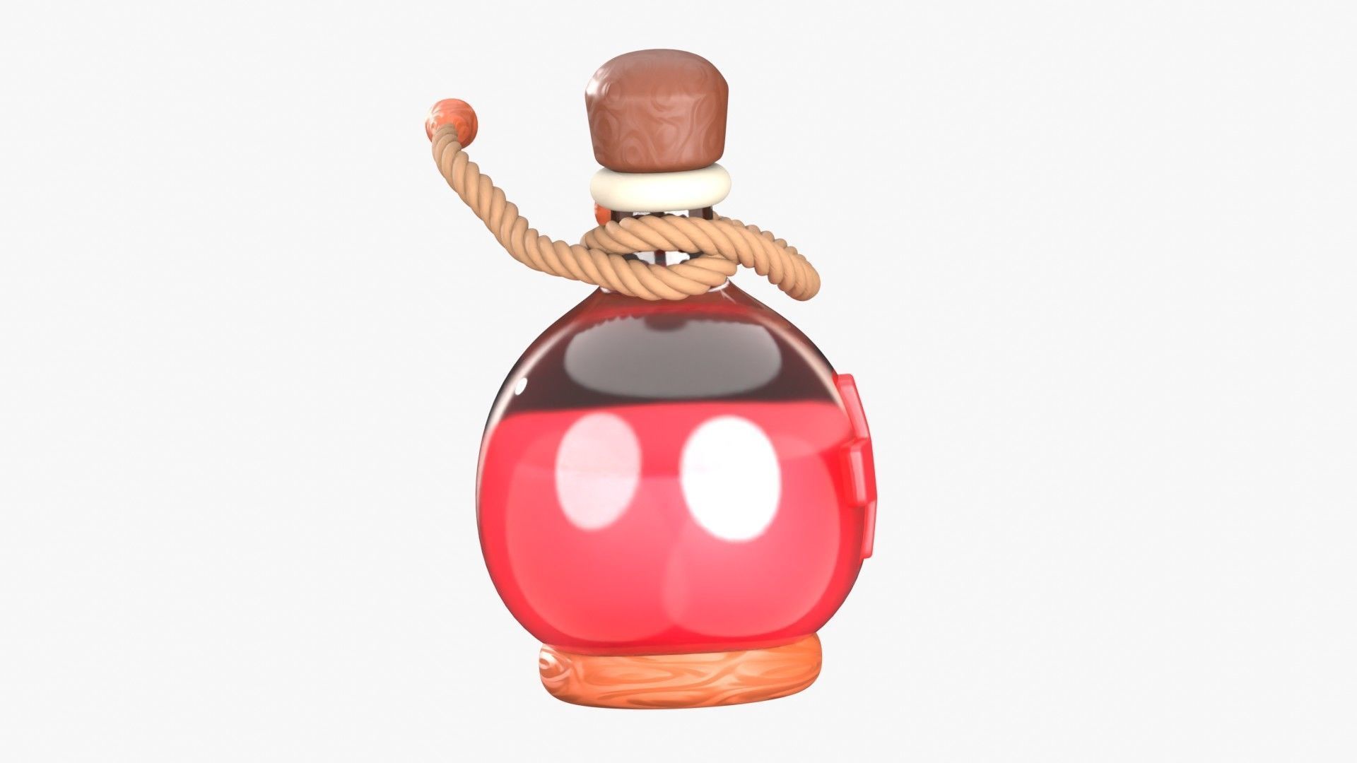Health Potion 3D Illustration 3D model_14