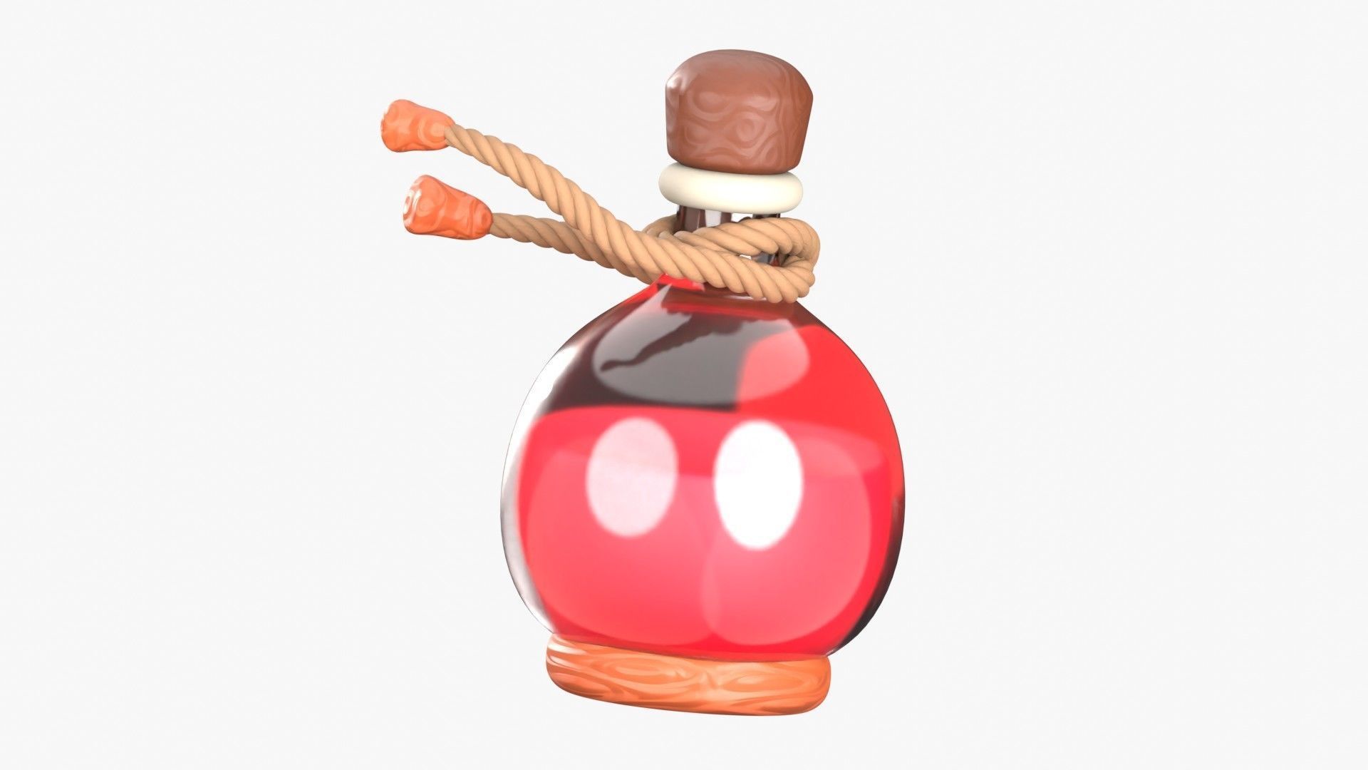Health Potion 3D Illustration 3D model_11