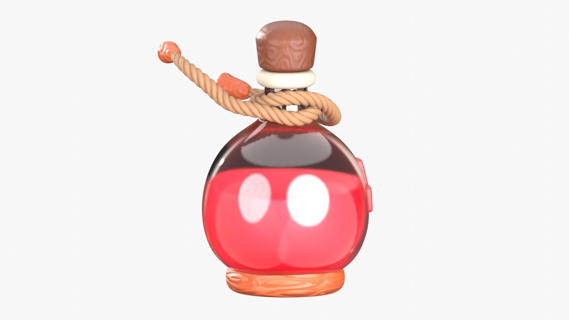 Health Potion 3D Illustration 3D model_13
