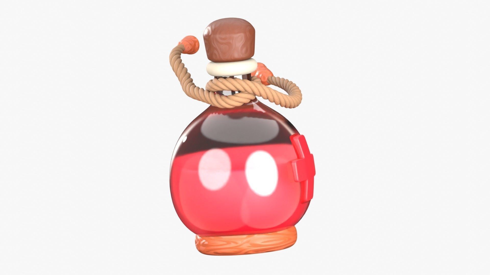 Health Potion 3D Illustration 3D model_15