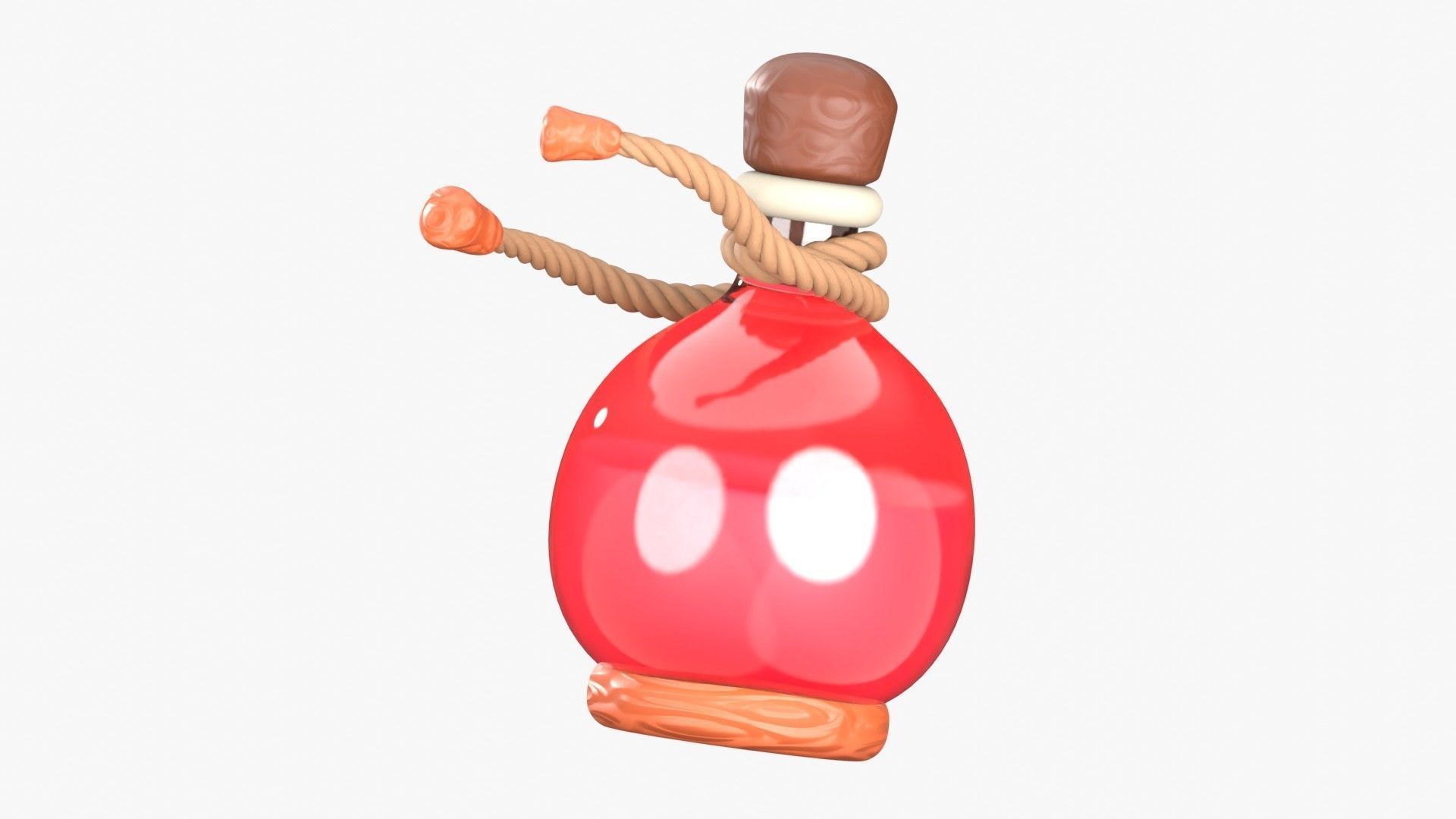 Health Potion 3D Illustration 3D model_9