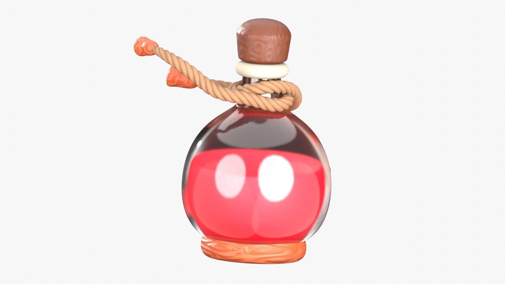 Health Potion 3D Illustration 3D model_12