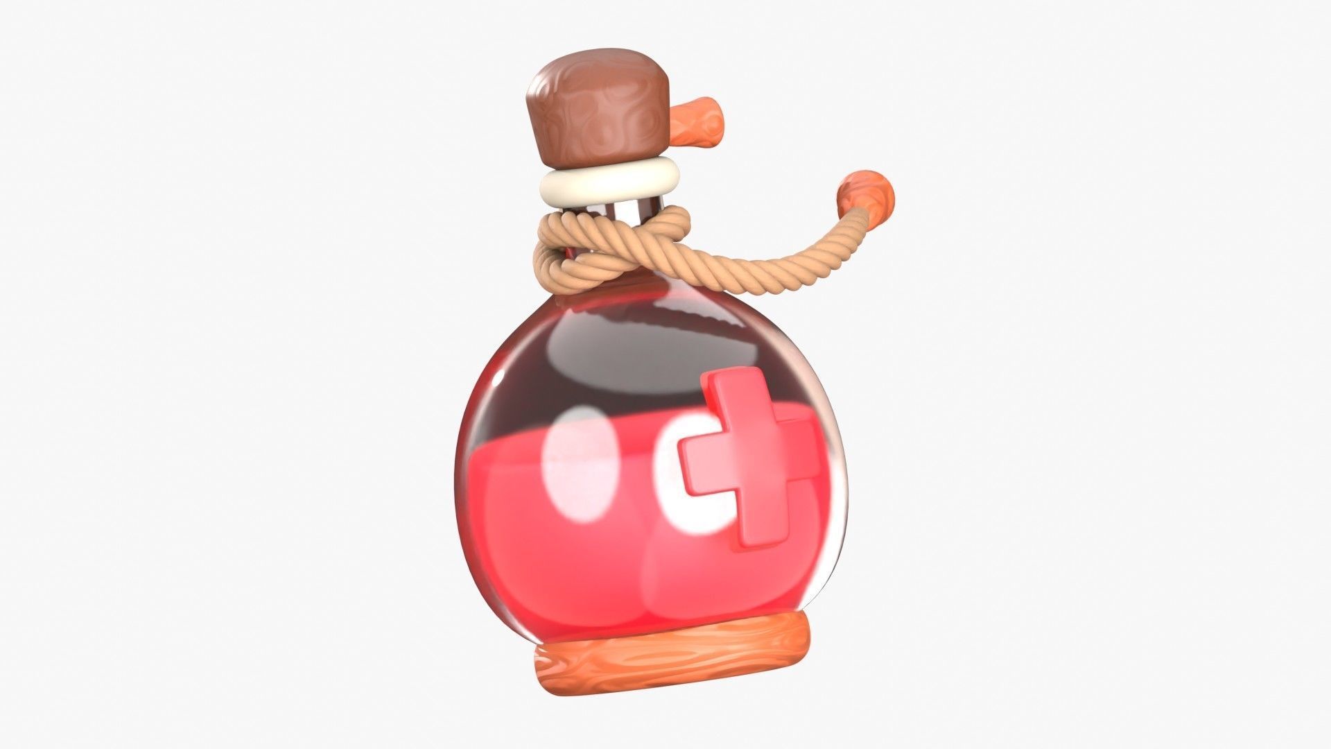 Health Potion 3D Illustration 3D model_17