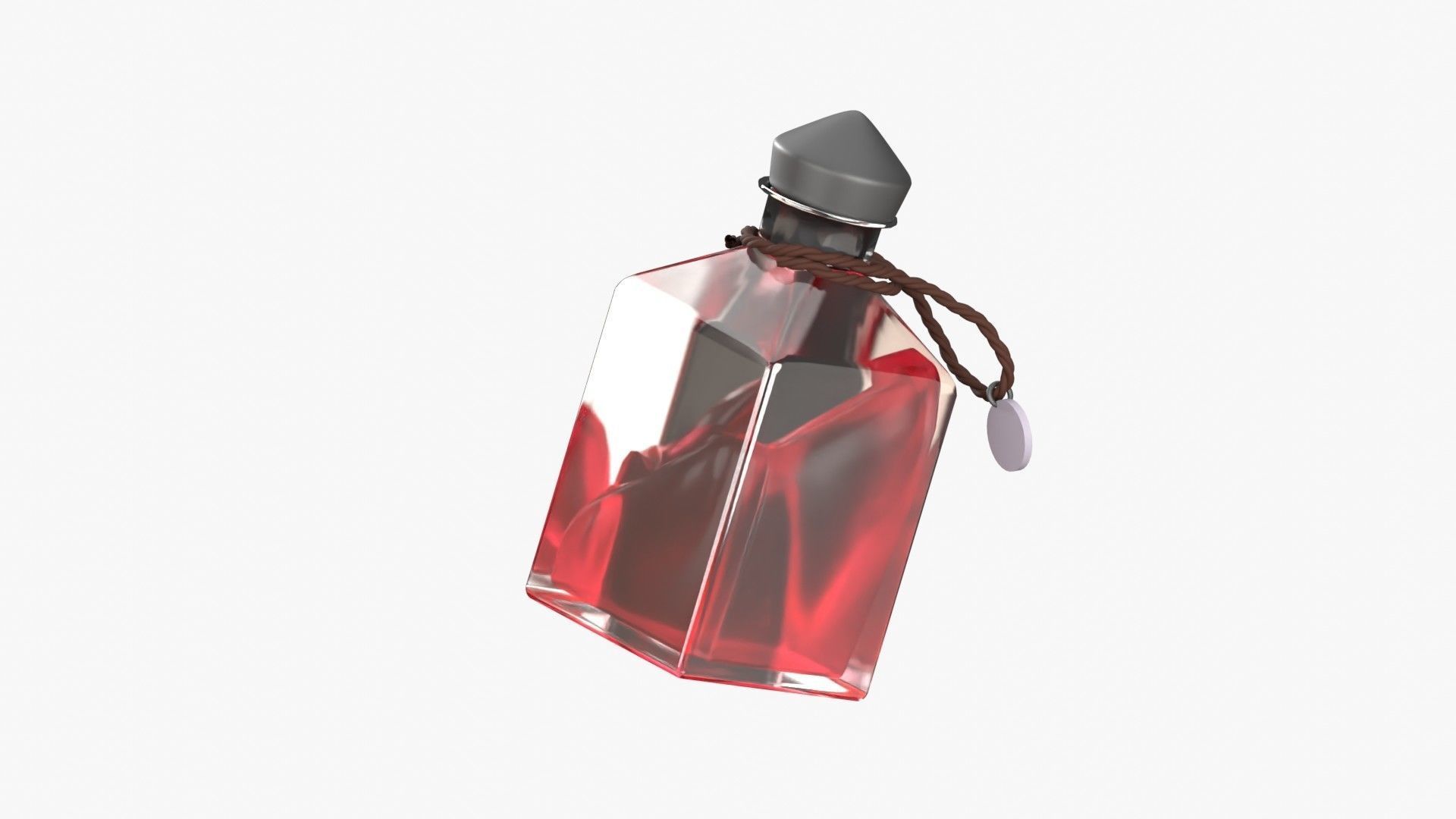 Health Spell Potion 3D Illustration 3D model_13