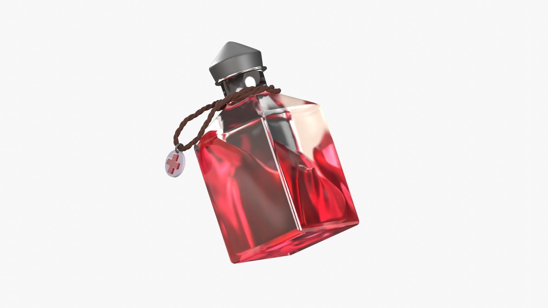 Health Spell Potion 3D Illustration 3D model_3
