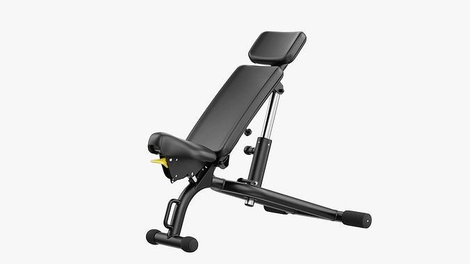 Technogym Adjustable Bench 3D model