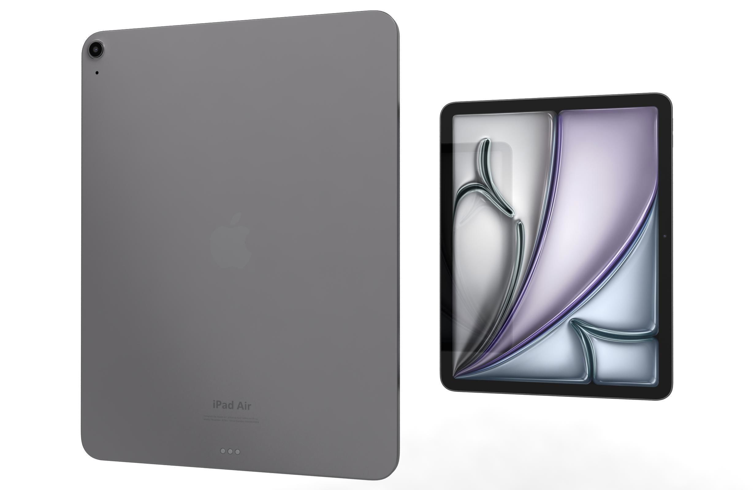 Apple iPad Air 13 2024 Black 3D model_7