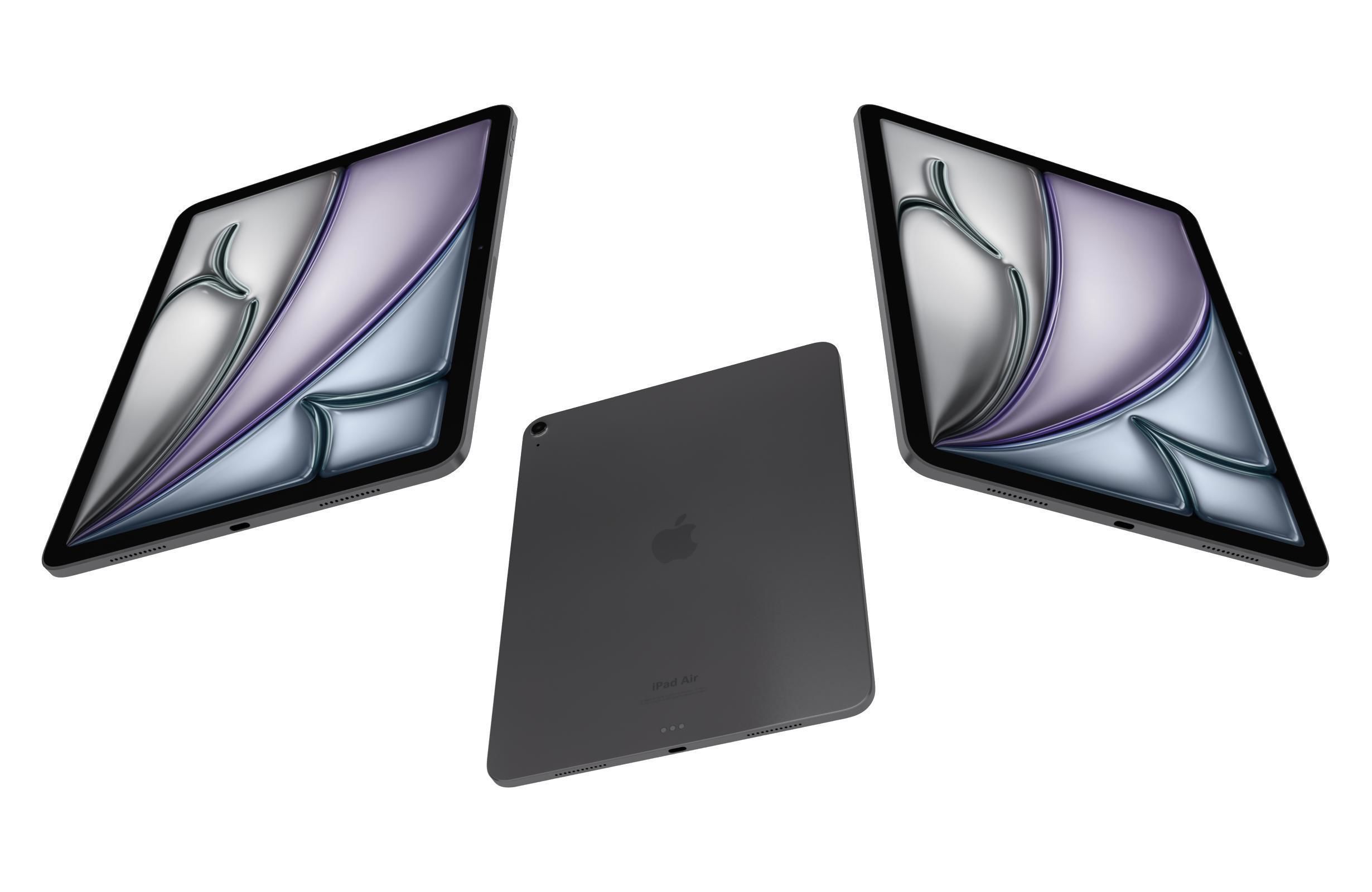 Apple iPad Air 13 2024 Black 3D model_2